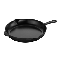 black cast iron pan